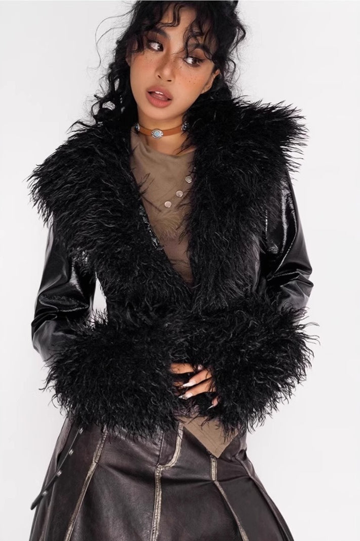 Luvik | Tyylikäs Kiiltävä Takki