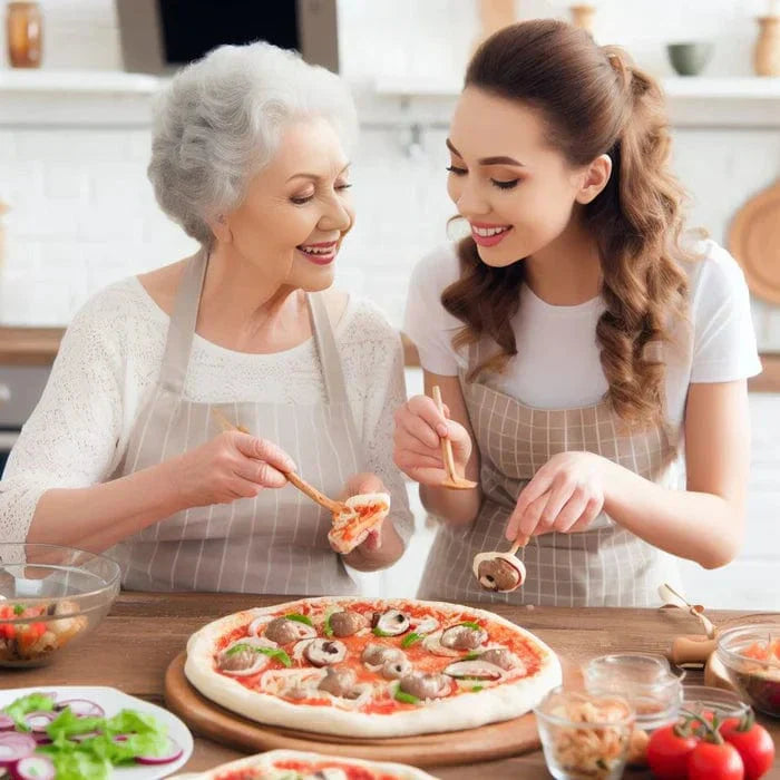FlexiPizza Spade – Justerbar Pizzaspatel for Hjemmet Luvikno