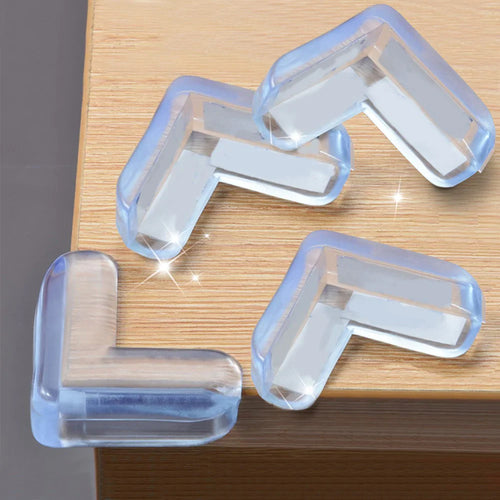 4 Pcs Silikon Bord Hjørnekant Beskytter Deksel Luvikno