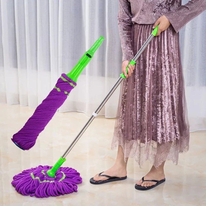 Roterende Mikrofiber Twist Mop Luvikno