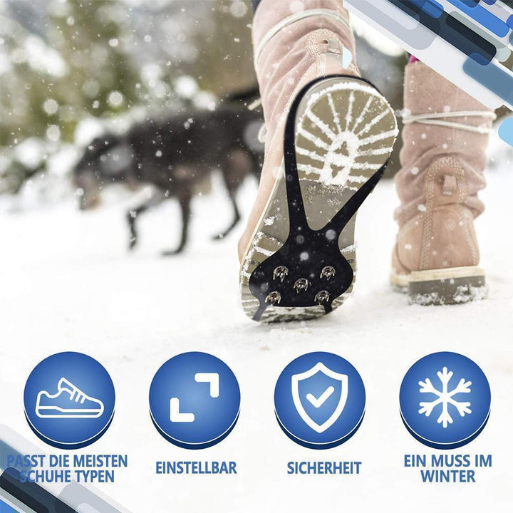 Luvikno | Universelle snørek Spikes Antiskli Skodeksel for Vinter