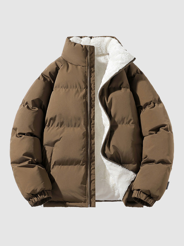 Luvik | Fleece-fôret puffjakke