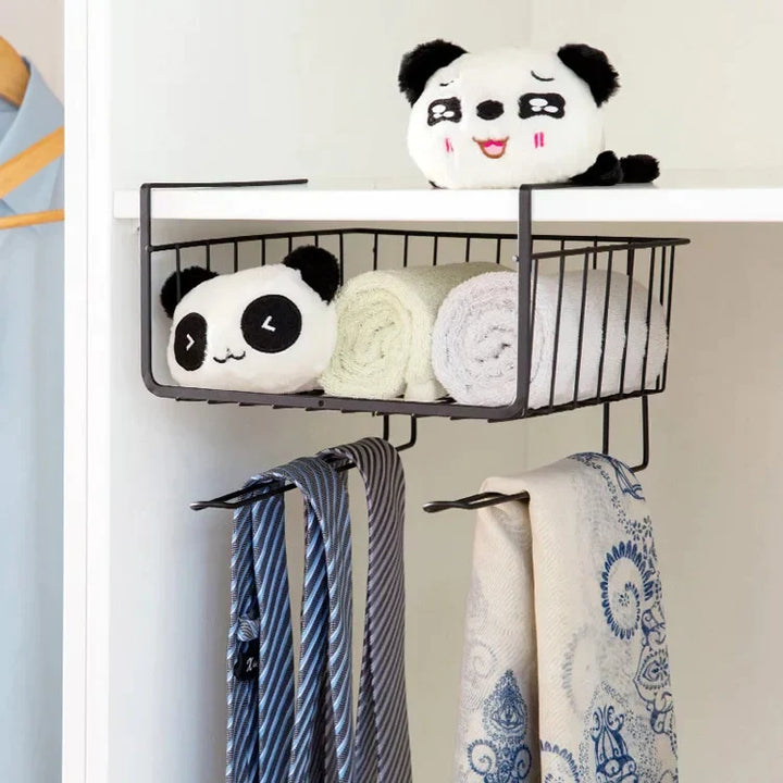 Under Shelf Storage Cabinet Basket Luvikno