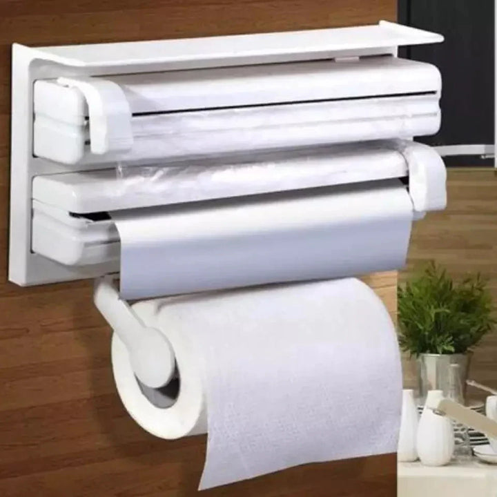 3 I 1 Kjøkken Trefoldig Papirdispenser & Holder Luvikno