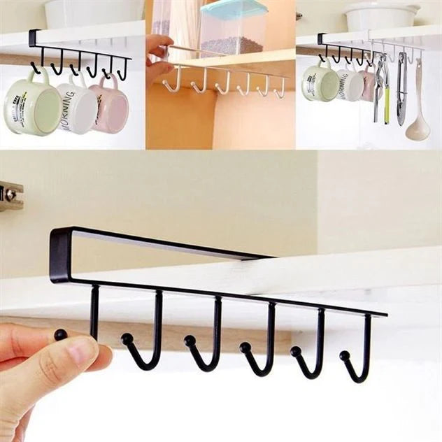 Kabinet Under Shelf 6 Kroker Jern Henge Stativ Luvikno