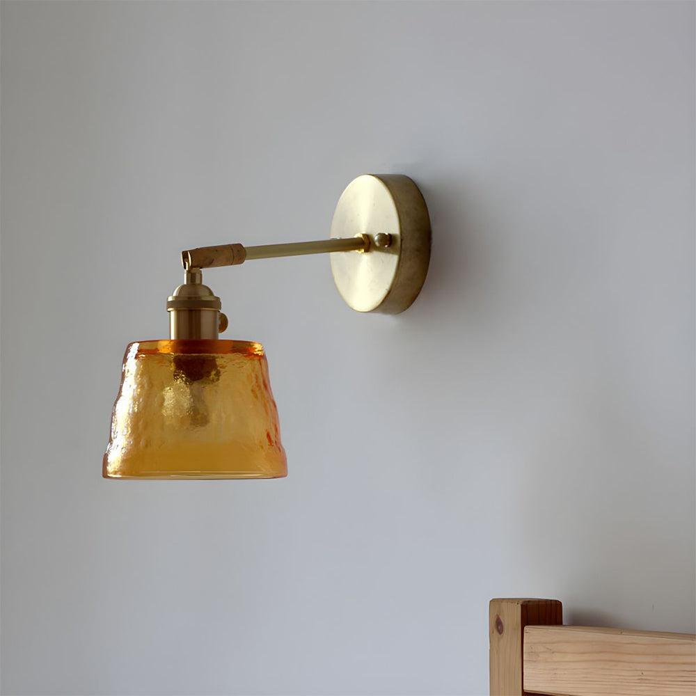 Moderne Justerbar Glass Vegglampe | Luvikno