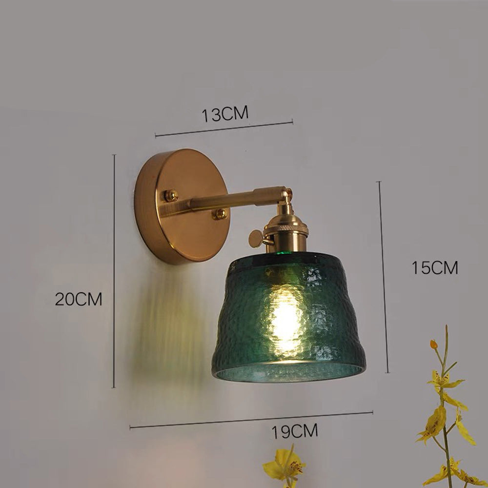 Moderne Justerbar Glass Vegglampe | Luvikno