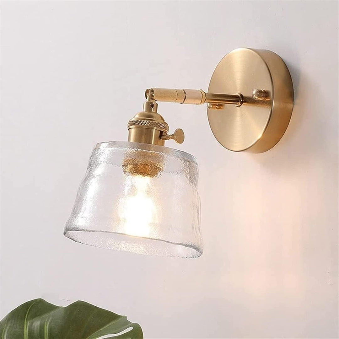 Moderne Justerbar Glass Vegglampe | Luvikno