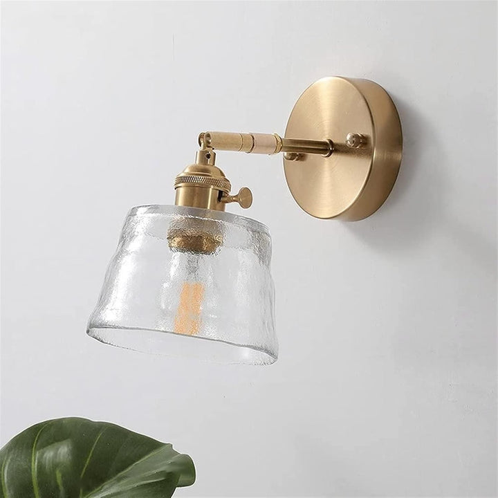 Moderne Justerbar Glass Vegglampe | Luvikno