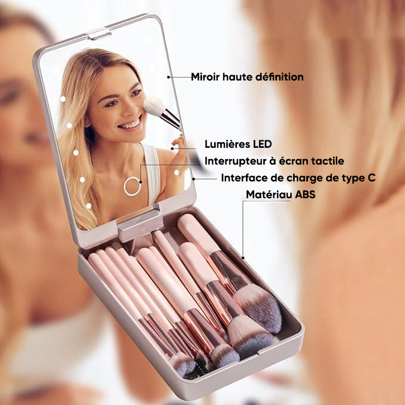 Sett med 14 pensler med LED-lys | luvikno