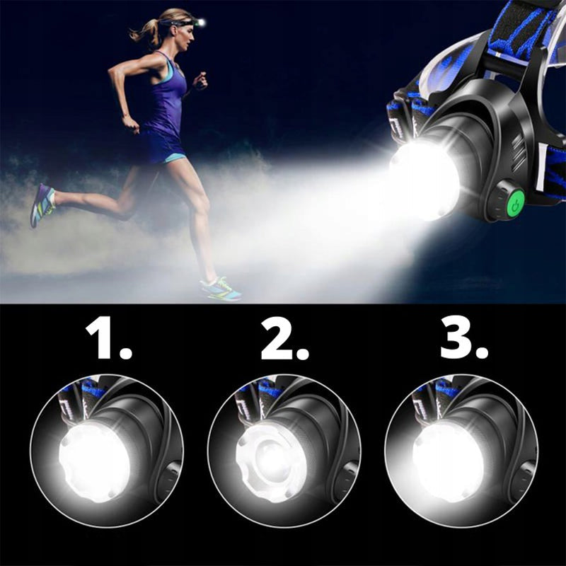 Sporty glitrende spotlight for utendørs | Luvikno