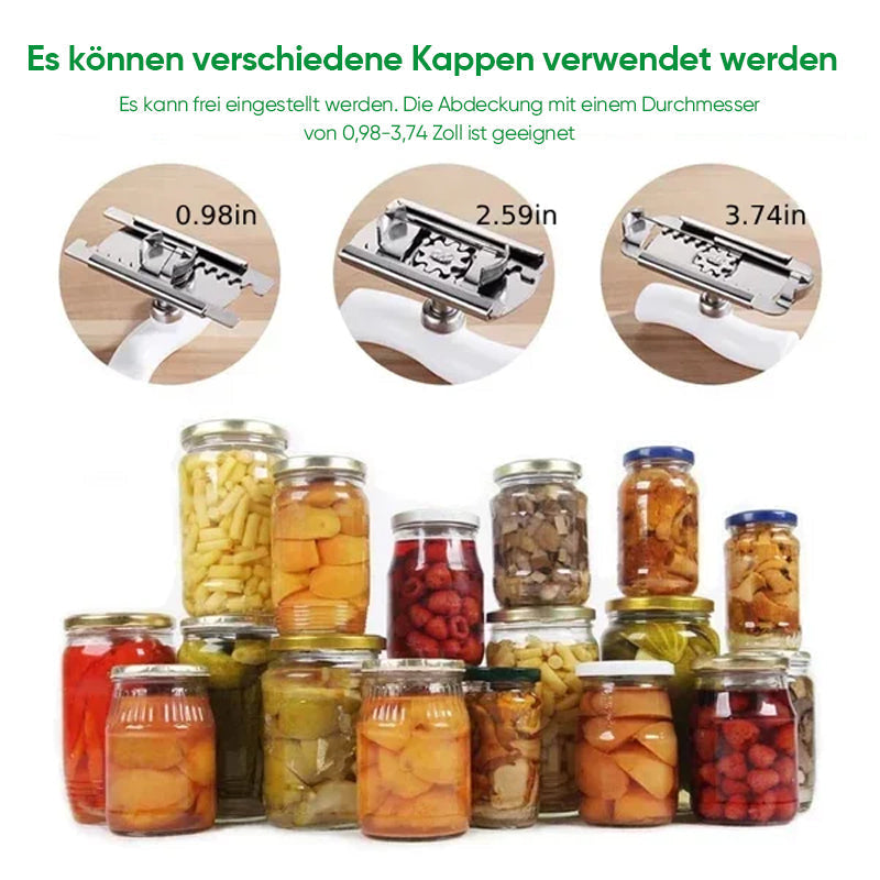 Størrelsesjusterbar boksåpner laget av rustfritt stål | Luvikno