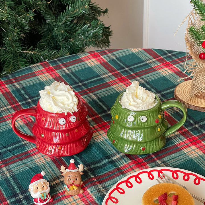 Kreativ Store Big Eyes Juletrad Mug | Luvikno