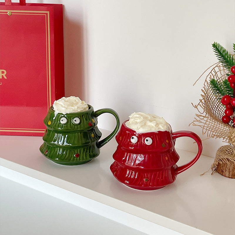 Kreativ Store Big Eyes Juletrad Mug | Luvikno