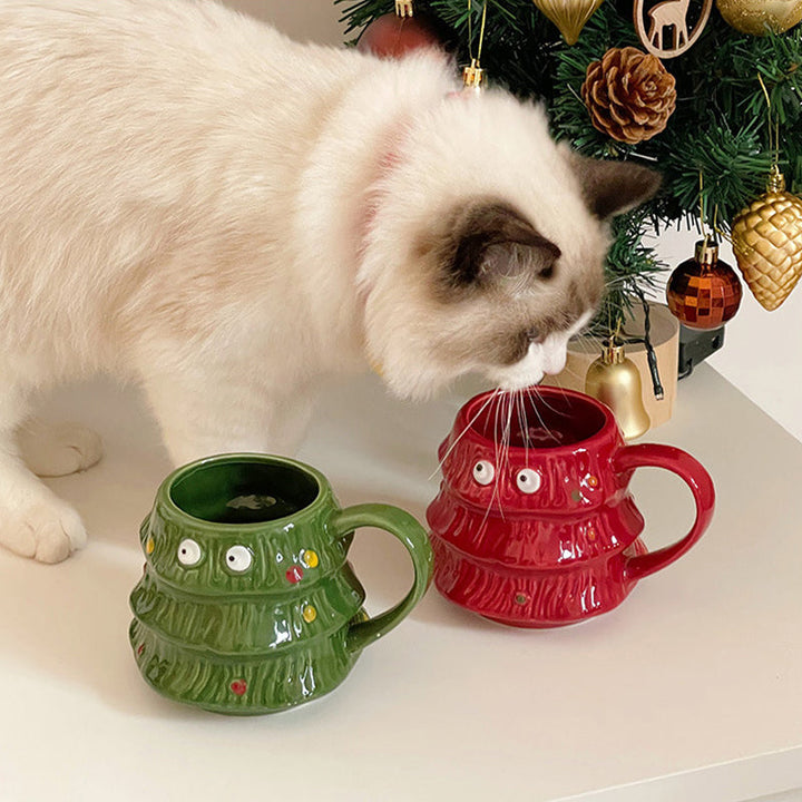 Kreativ Store Big Eyes Juletrad Mug | Luvikno