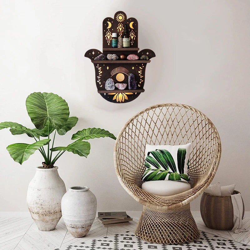 Luna Moth Lampe Krystallhyller | Luvikno