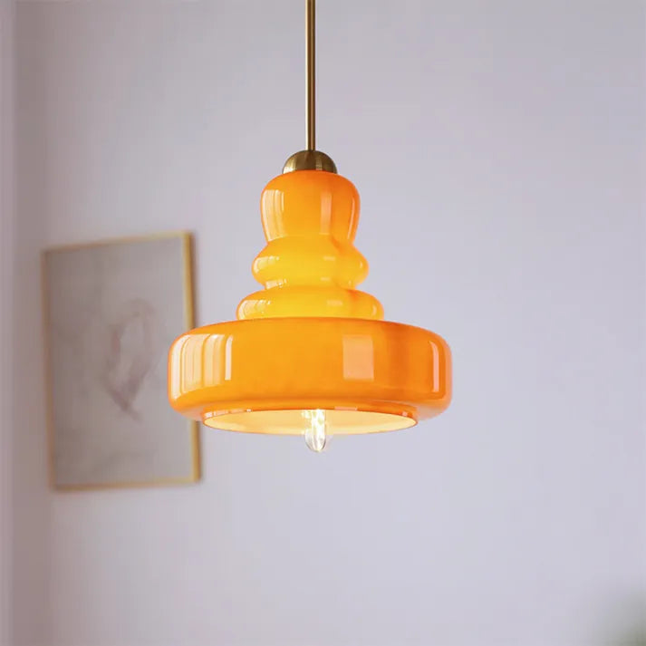 Luvikno | Glassylinder Taklampe - Luksuriøs Glass Pendellampe med Moderne Design