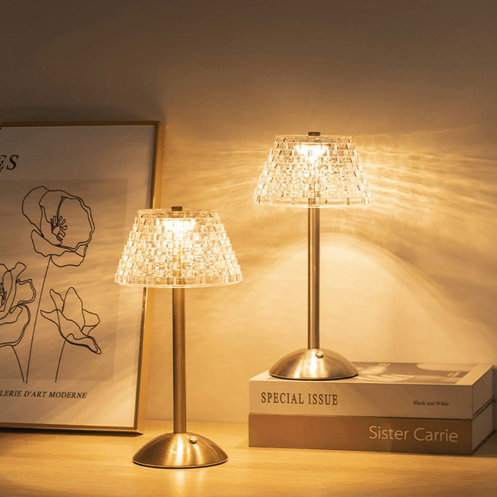 Luvikno | AuraGlow Bordlampe - Oppladbar LED-lampe med dimmefunksjon