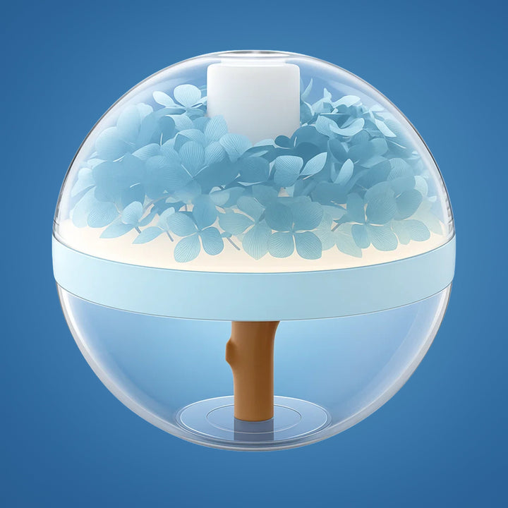 SereniGlow | Essensielle olje diffuser luftfukter – Ultrasonisk kjølig damp – USB-oppladbar – LED nattlys for soverom og barnerom Luvikno