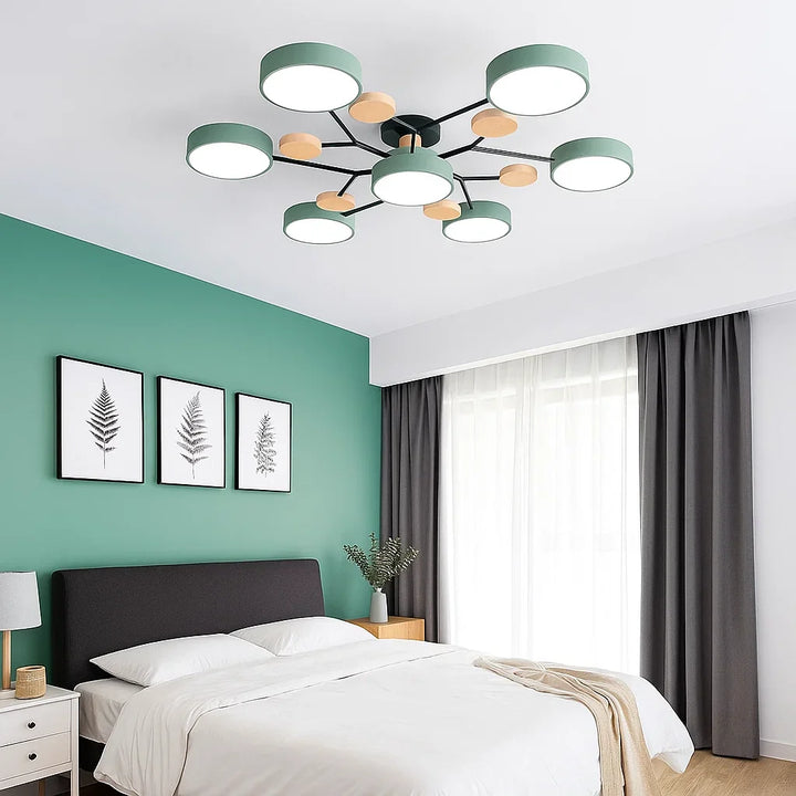 Moderne Innfelt LED Taklampe Luvikno