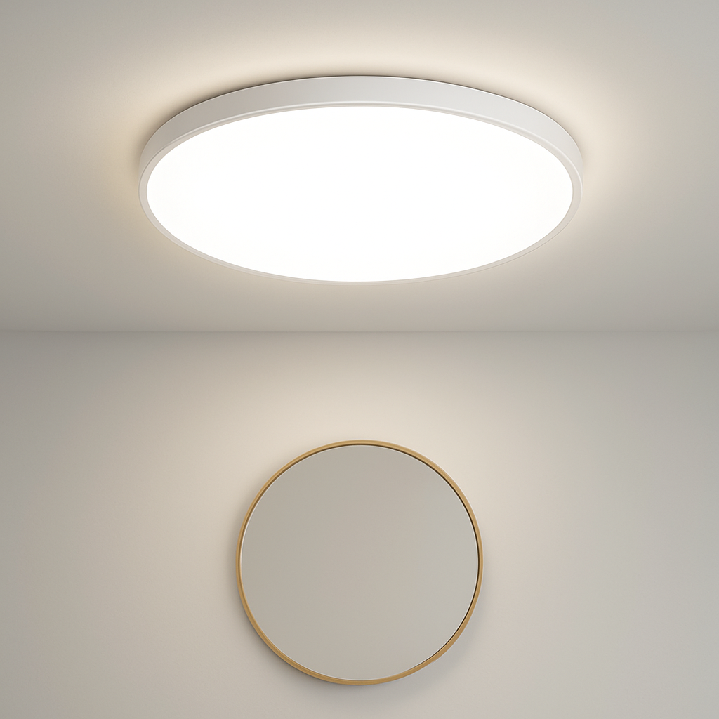 Moderne Rund LED Taklampe Luvikno