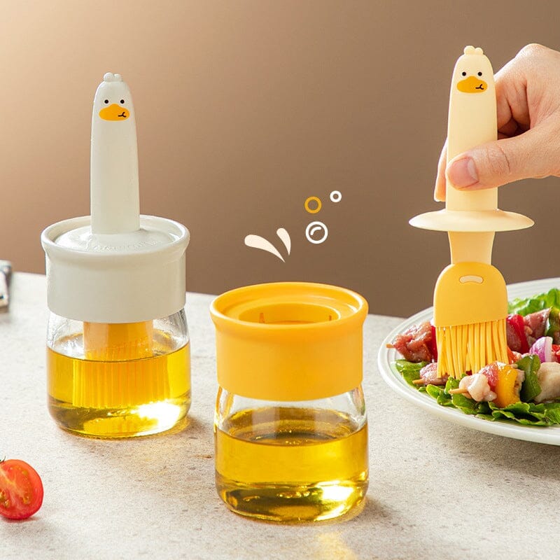 Oljedispenser med pensel for BBQ | Luvikno