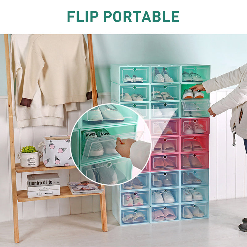Foldbar skoeske lagringsboks, 6PCs | Luvikno