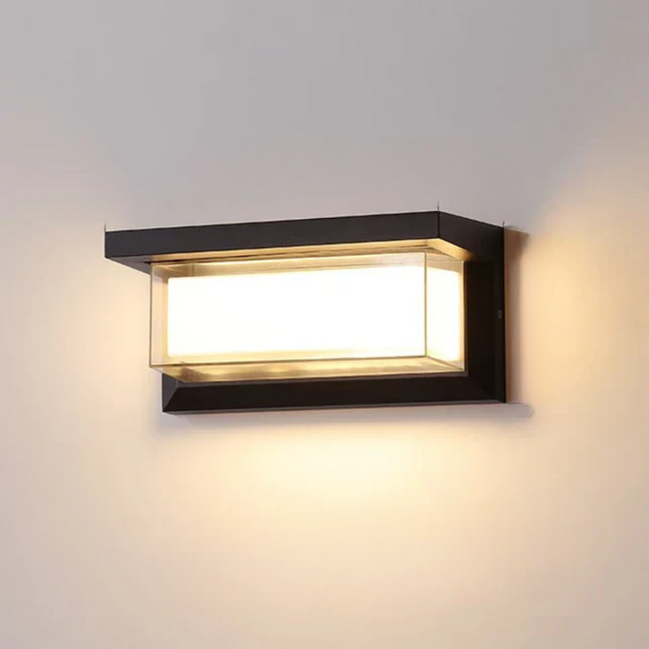 Moderne utendørs vegglampe for hage og terrasse | Luvikno