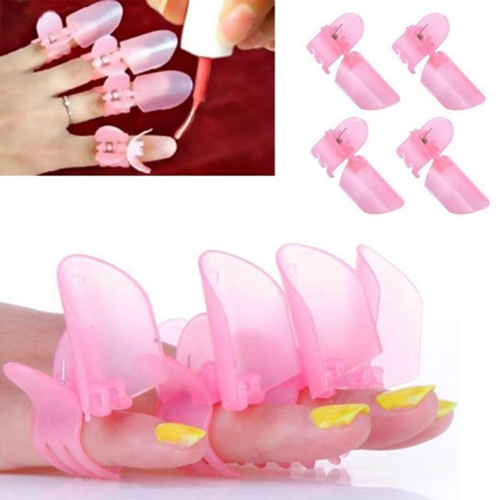 10 Nail Protect Fresh Polish Armor Clips | Luvikno