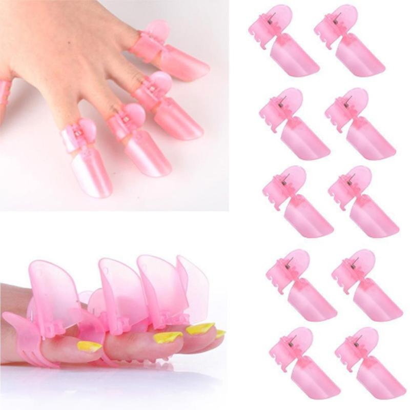 10 Nail Protect Fresh Polish Armor Clips | Luvikno