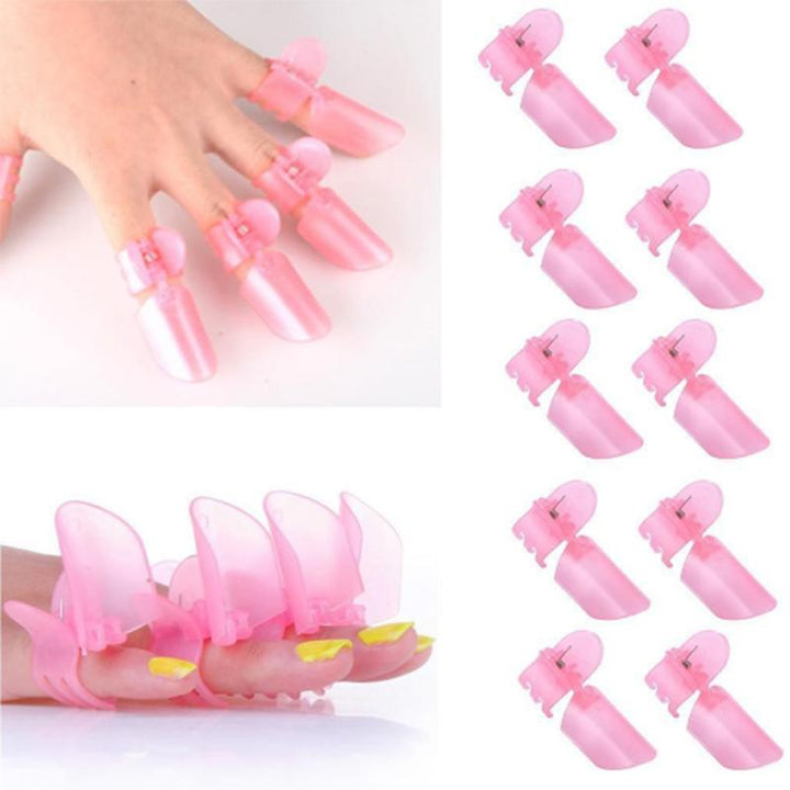 10 Nail Protect Fresh Polish Armor Clips | Luvikno