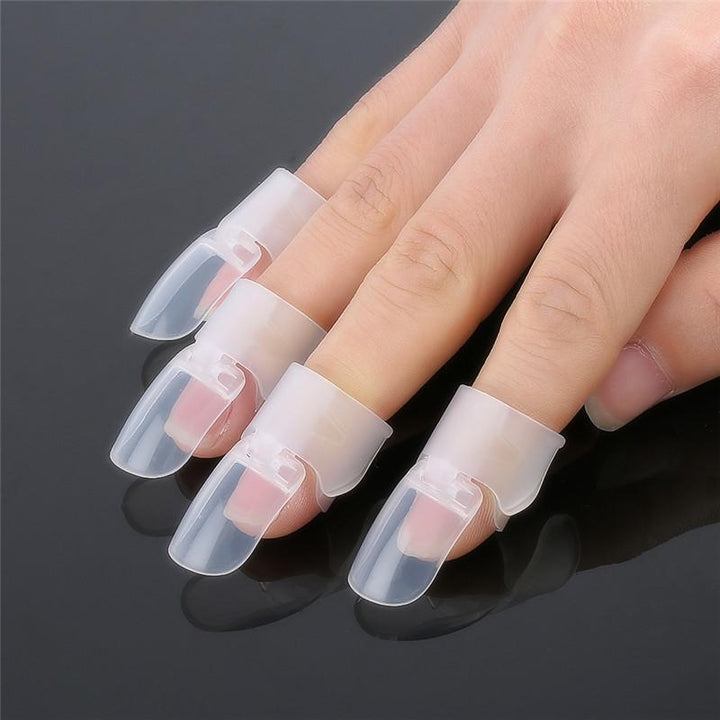 10 Nail Protect Fresh Polish Armor Clips | Luvikno