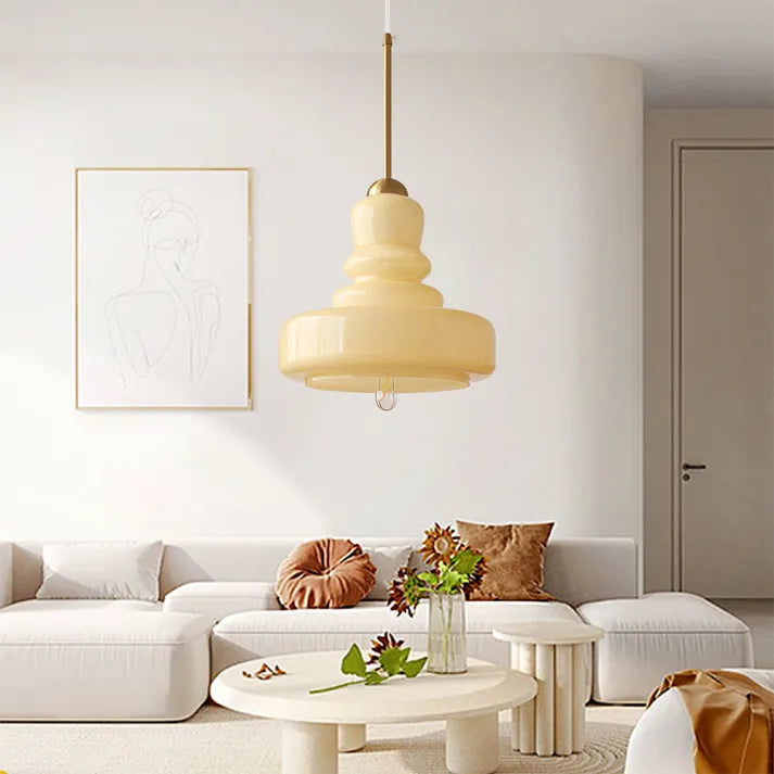 Luvikno | Glassylinder Taklampe - Luksuriøs Glass Pendellampe med Moderne Design
