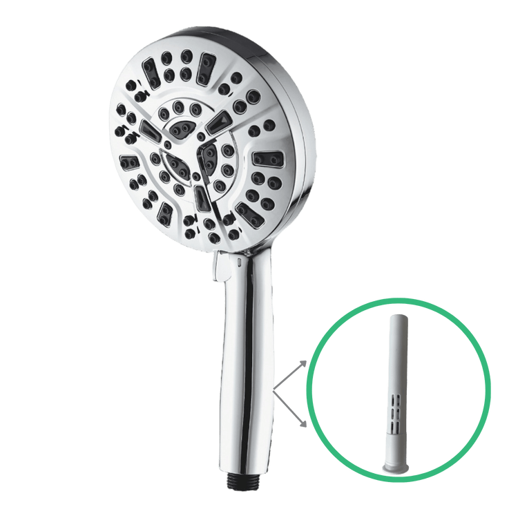 AquaPure Dusj – Luksus Dusjhode med Filtrasjonsbolle