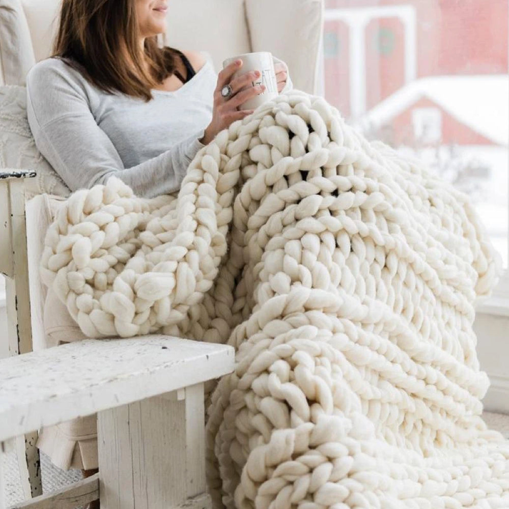 Luvikno | 1000 gram XXL Chunky Strikkegarn - LuxaWool