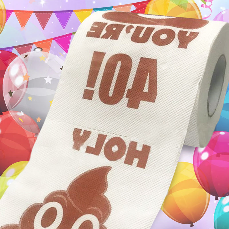 Prank Poop Trykt Toalettpapir | Luvikno