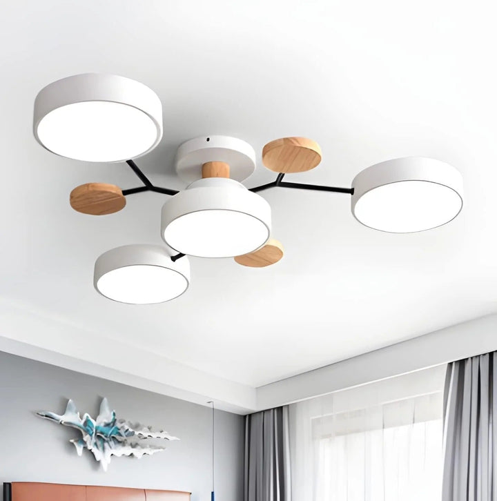 Taklampe Modern LED Flush Mount Chandelier Luvikno