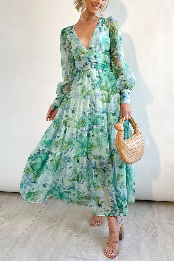 Luvik | Kukka kietaisumekko naisille