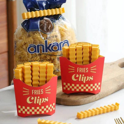 Magnetiske pommes frites stil matpakketang (12stk) Luvikno