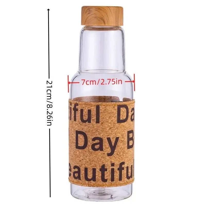 Vannflaske i tre kork 550ML Luvikno