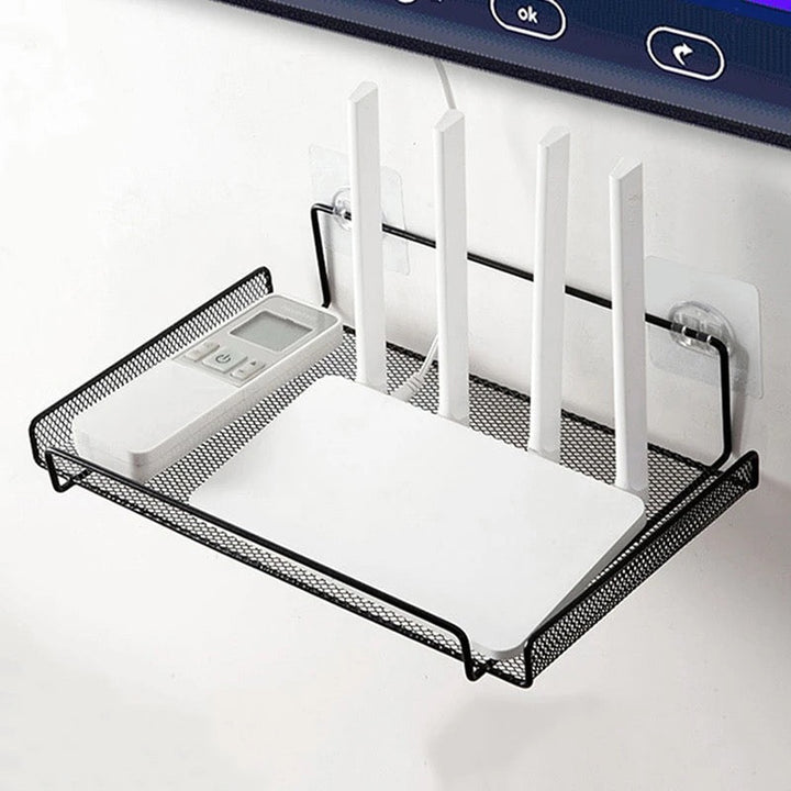 Vegghengt Router Mesh Hylle Luvikno