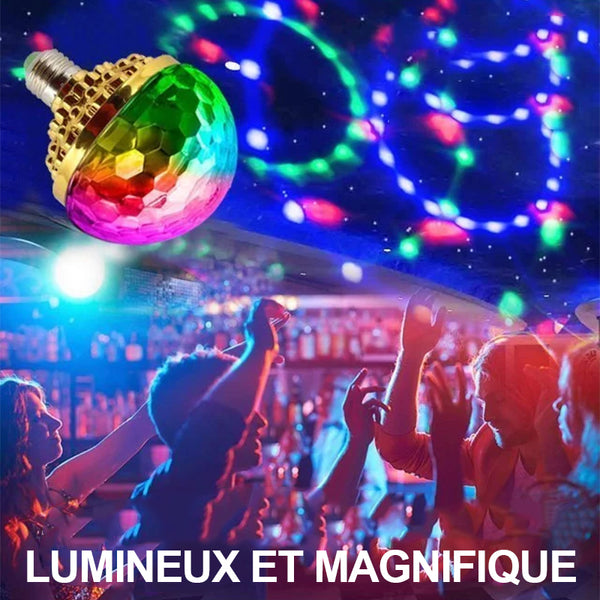 LED Disco Ball Fargerik Roterende Lyspære | Luvikno