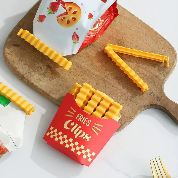 Magnetiske pommes frites stil matpakketang (12stk) Luvikno