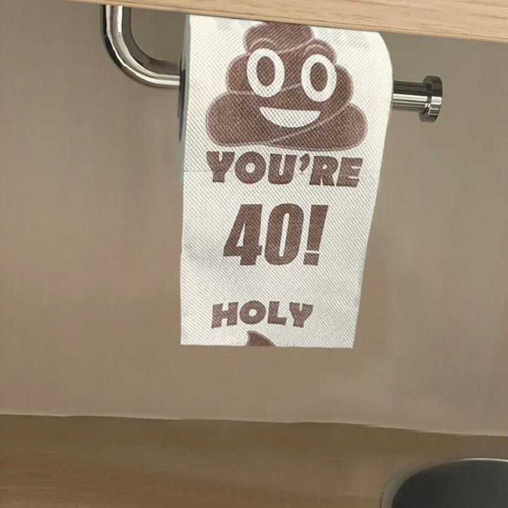 Prank Poop Trykt Toalettpapir | Luvikno
