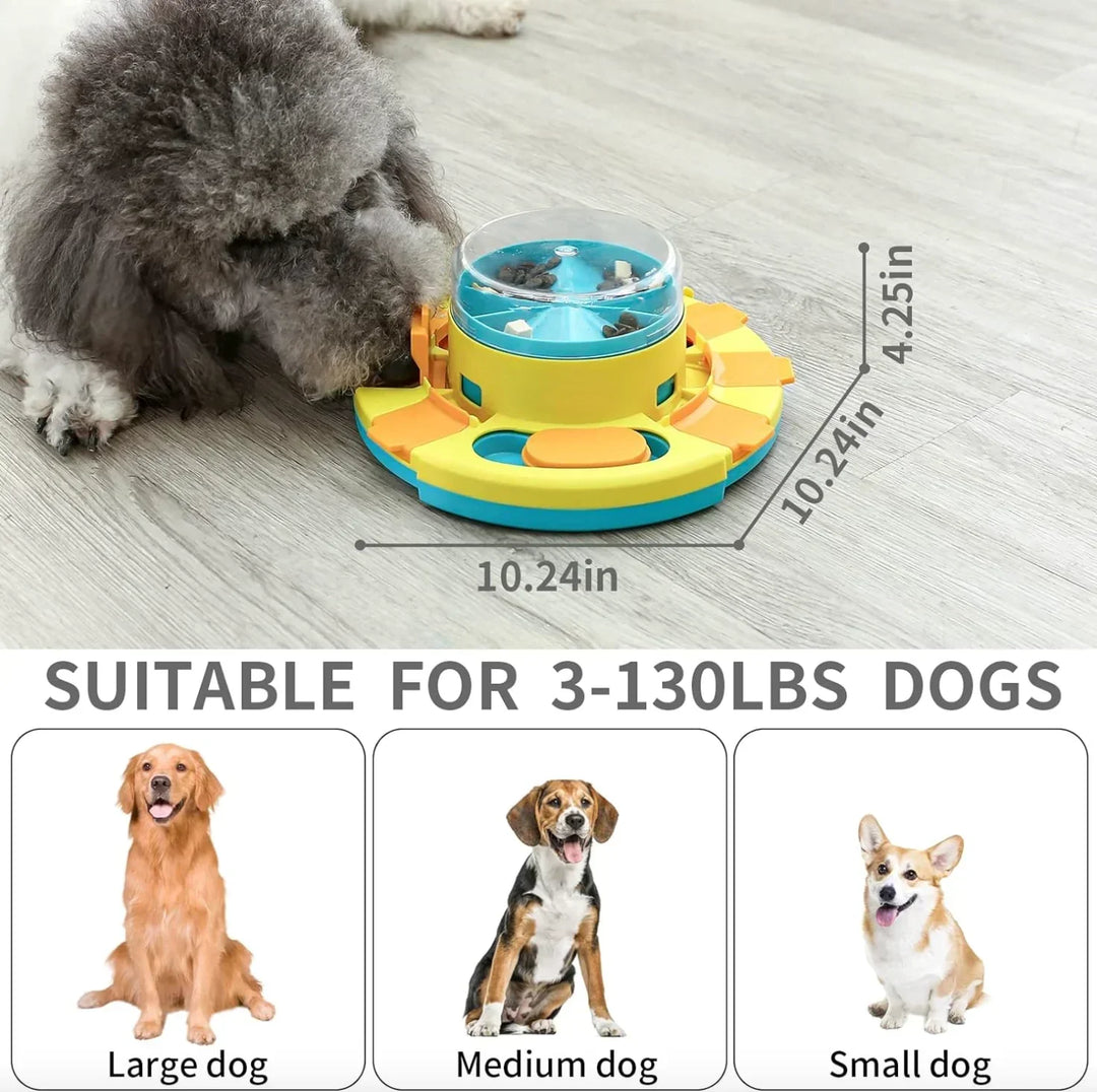 PuzzleFeast Pet Feeder - Interaktiv mating spill for kjæledyr Luvikno