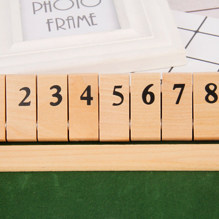 Luvikno | "Shut The Box" spill – Morsom bordmatte spill for voksne og barn