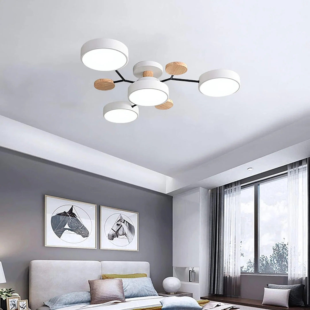 Taklampe Modern LED Flush Mount Chandelier Luvikno