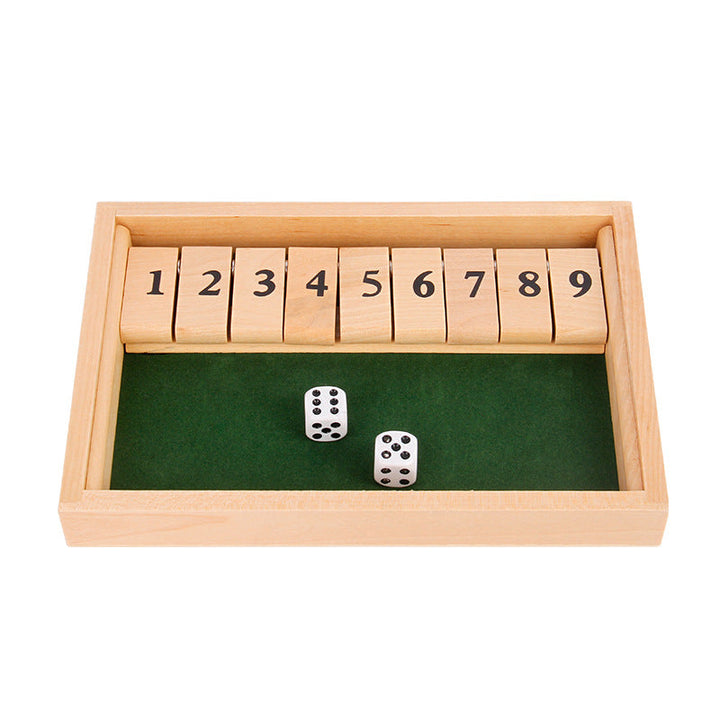 Luvikno | "Shut The Box" spill – Morsom bordmatte spill for voksne og barn