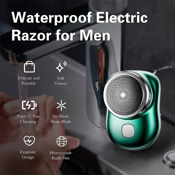 Mini elektrisk lomme smertefri barbermaskin (Vanntett) Luvikno