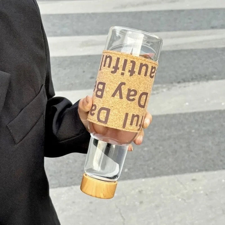 Vannflaske i tre kork 550ML Luvikno